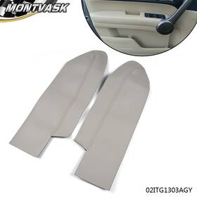 2014mmotor Mm12555874 Fit For 2007-2012 Honda Cr-v Crv Front Door Panels Armrest Cover Gray 2pcs