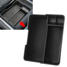 Abcfiveus 740000683215 Center Console Storage Box Organizer Drawer Tray /coin Holder For Tesla Model 3