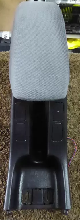 83401-st0-0230 Acura Oem 94-01 Integra Black Center Console E-brake Cover Cloth Armrest Lid