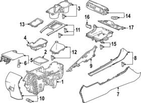Acura 83405-t20-a31za Genuine Armrest Door