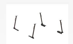 Adrian Steel 665871838840 Fspumbkb Mounting Kit 4-pack Black Full Size Pickup-md