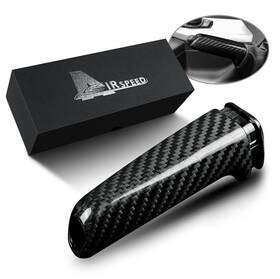 Airspeed Bm-001 Carbon Fiber Car Handbrake Cover Grip Handle Lever For Bmw 1 2 3 4 Series F30 F1