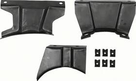Amd Auto Metal Direct K-k665 Console Brackets 3 Piece Set With Hardware For Trans Fits Chevrolet