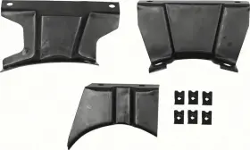 K-k665 Amd Auto Metal Direct Console Brackets 3 Piece Set With Hardware For Trans Fits Chevrolet