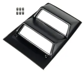 W-253 Amd Auto Metal Direct Console Gauge Bezel With Chrome Trim Fits Chevrolet Nova