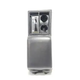 241.am1506 American Motors 2006 Hummer H2 Oem Center Console Clean Leather Lid Broken Latch
