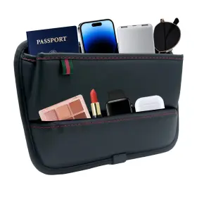 Jbc-qp001 Aoeeki Car Gap Filler Organizer Storage Box With Cup Black