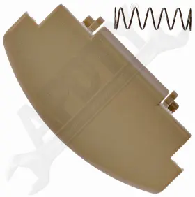 120037 Apdty Center Console Lid Repair Latch Beige 98-05 Volkwagen Select Models