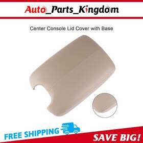 Apk 10813466 Beige Armrest Center Console Lid Cover With Base For 08-12 Honda Accord Leather