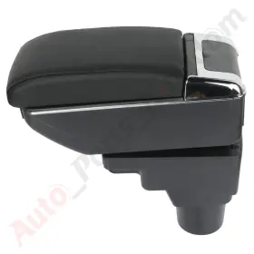 10994440 Apk Black Center Console Armrest Storage Box For 12-15 Chevy Sonic Leather&plastic