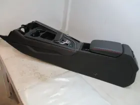 241-91719x Audi 18 19 Rs5 Black Center Floor Console With Carbon Fiber Trim And Shifter Oem