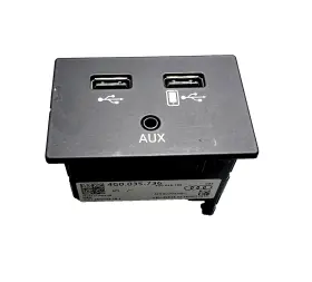 4g0-035-736 Audi 2016-2017 A6 Quattro Usb Charger Panel With Aux Input Oem