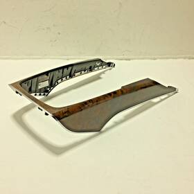 Audi 4g0-864-261-l-le2 A6 S6 Center Console Front Cover Frame Trim Panel Brown Wood 2012-2018 Oem