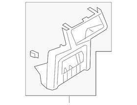 Audi 4ke-864-376-6ps Genuine Rear Trim