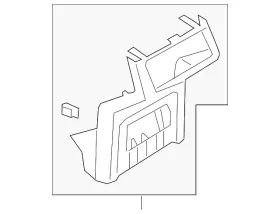 4ke-864-376-6ps Audi Genuine Rear Trim