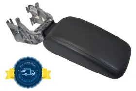 8v0-864-207 Audi 2015-2018 A3 Center Console Black Leather Armrest Lid Cover Assembly Oem