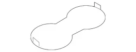 8w0-863-328-b Audi Genuine Bin Insert