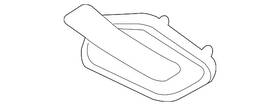 Audi 8w9-947-143-c-bc5 Genuine Lamp Bezel