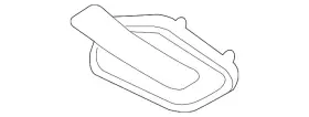 8w9-947-143-c-bc5 Audi Genuine Lamp Bezel