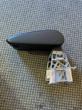 Audi 8y0864283 Rs3 S3 A3 Front Black Leather Center Console Arm Rest Lid 2022 - 2024 Oem