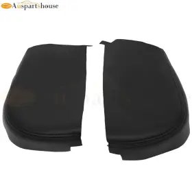 12402770 Auspartshouse 2pcs New Black Center Console Armrest Cover Lid Leather For 07-13 Acura Mdx