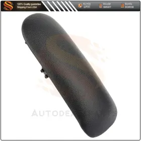 Aut16063101s Aut Fits 02-08 Bmw Mini Cooper Center Console Lid Armrest Arm Rest Cover Black
