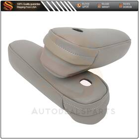 Aut Aut16371101s Fits 11-17 Toyota Sienna 1 Pair Gray Door Panels Seat Armrest Cover Leather