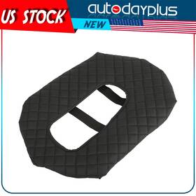 Autodayplus Ad153076s01 Center Console Armrest Lid Cover For 19-25 Chevy Silverado Black Leather