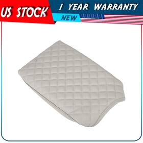 Autodayplus Adp10335802g For 20-23 Kia Telluride Center Console Cover Armrest Cushion Vegan Gray Leather