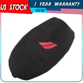 Adp153037g01 Autodayplus Fits 2011-2020 Dodge Durango Leather Center Console Armrest Cover Black Red Trim