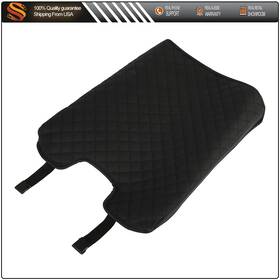 Autodealsparts Auto15307701ts Leather Center Console Armrest Lid Cover For 13-18 Dodge Ram Front Black Housing