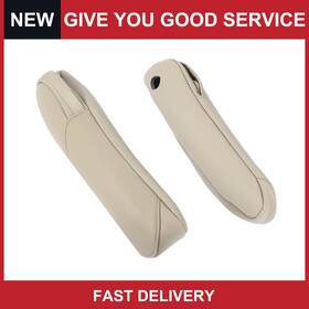 Automall Tech 766549872408 Pack Of 2 For Honda Crv 2010-2011 Car Front Seat Armrest Cover Replacement Beige