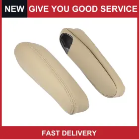 Automall Tech 766549878622 Pack Of 2 For Chevrolet Tahoe Car Front Seat Armrest Cover Microfiber Leather