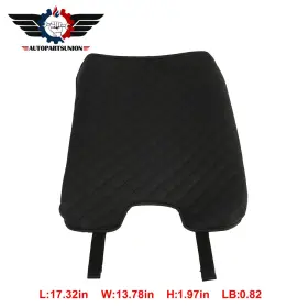 Auto15307701ion Autopartsunion Black Housing Leather Center Console Armrest Lid Cover For 13-18 Dodge Ram Front
