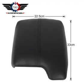 Sun153019a1 Autopartsunion Fits Honda Accord 2013-2017 9th Black Center Console Lid Armrest Leather Cover