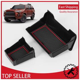 Autoqueen2019 Abs-cv192/193 2 Center Console Storage Drawer For Toyota 4runner 2014 2024 Organizer Box Tray