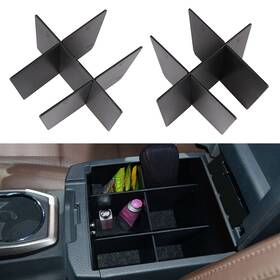 Autosuperstar 10285570 Center Console Organizer Tray Insert Divider Clapboards For Toyota Tacoma 16-18