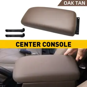 02itg2009 Auxito New Oak Tan Center Console And Lid Latch Fit 95-00 For Toyota Tacoma 96-98 4runner