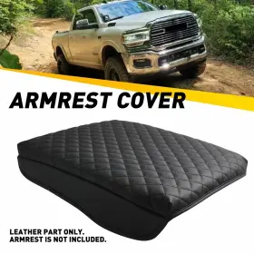 Auxito 1500 2500 3500 2019-2024 For Ram Floor Console Lid Armrest Cushion Protector Cover