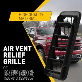 15196388 Auxito Relief Valve Air Vent Grille Fits For 1999-2019 Chevrolet Silverado 1500