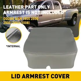 3500-ear Auxito Car Armrest Cushion Center Cover Lid Console Box Pad Fit 2002-08 Dodge Ram 1500
