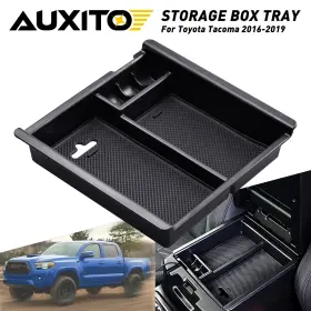 Auxito 732060730534 For Toyota Tacoma 2016-19 Accessories Box Center Console Organizer Holder Abs Us