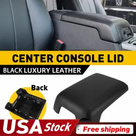 925-005 Auxito Fit 2011-16 Ford F-250 Super Duty Real Leather Lid Console Armrest Cover