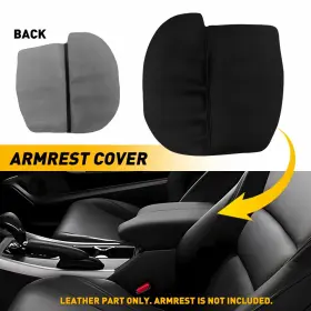 As-119-bk Auxito Mo01 2013-2017 Fits Honda Accord Center Console Lid Armrest Leather Replacement Cover