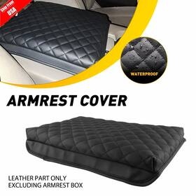 Auxito Autoparts F-150 2011-2014 For Ford F150 Jump Seat Middle Console Lid Armrest Cover Pad Beige Us