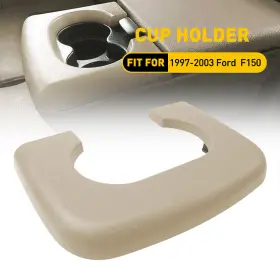 Bjd-f150-97-03-b Auxito Fits Fit Ford F150 1997-2003 Console Center Cup Holder Pad Replacement Beige
