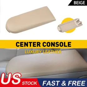 Fsx-golf-99-05-m Auxito For 1999-2005 Volkswagen Jetta Golf Beige Center Console Armrest Lid Cover Plate