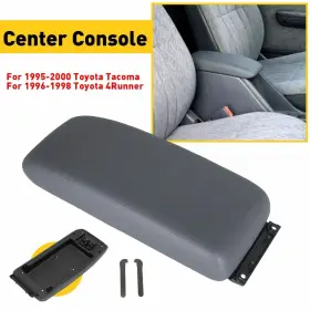Fsx-tacoma-95-00 Auxito New Car Gray Console Center Lid And Latch For Toyota 95-00 Tacoma 96-98 4runner