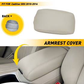 Auxito Fsxp-srx-10-16 Fits Cadillac Srx 2010-2016 Center Console Lid Armrest Leather Cover Trim Beige
