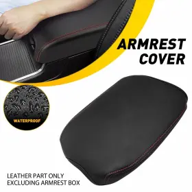 Fsxp-tacoma-16-23 Auxito For 2016-2023 Tacoma Toyota Trd Pickup Leather Center Console Lid Armrest Cover